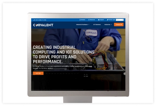 Corvalent Panel PC Displays HMI Image